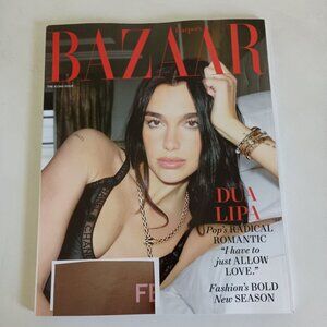 Harper's Bazaar magazine September 2025 featuring Dua Lipa